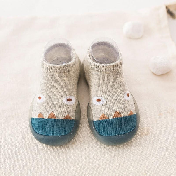 Spring and Autumn Children's Indoor and Outdoor Socks Shoes Baby Step Shoes Boys and Girls Summer Breathable Little Monster Wear resistant Board Shoes
