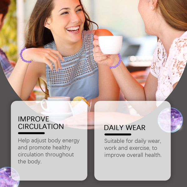 Purple Bracelet Purple Rabbit Hair Crystal Personality Trend Fashion With Purple Hand Beaded Bracelet