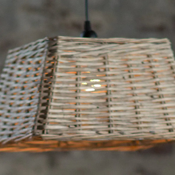 Handwoven Square Pendant Shade