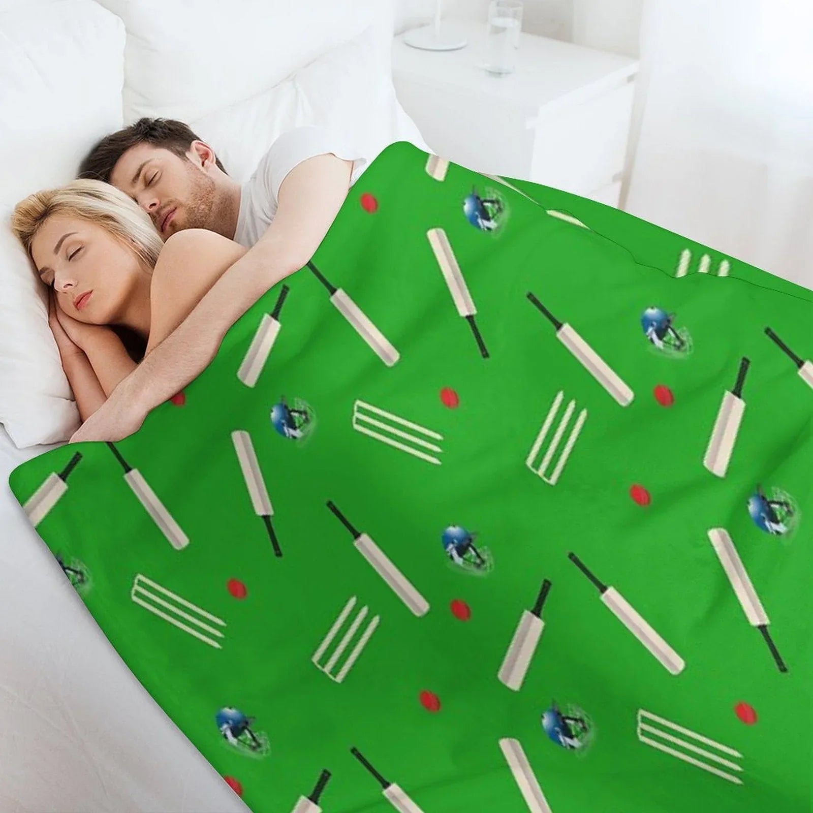 Cricket Pattern Throw Blanket