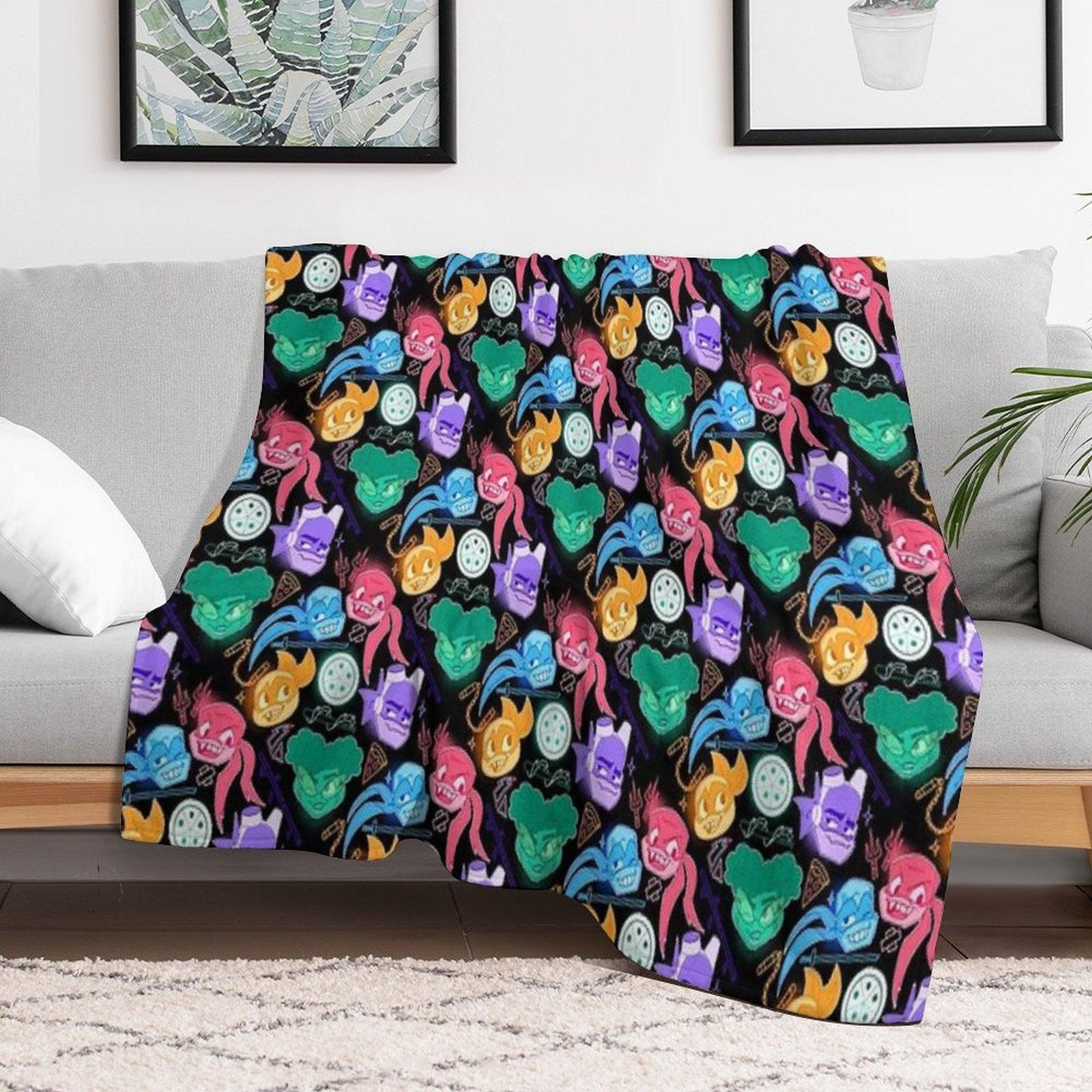 Turtle Power! Throw Blanket