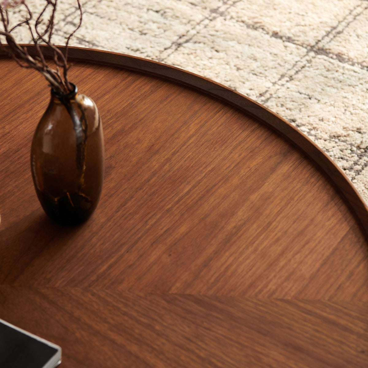 Aspen Ring Walnut Coffee Table
