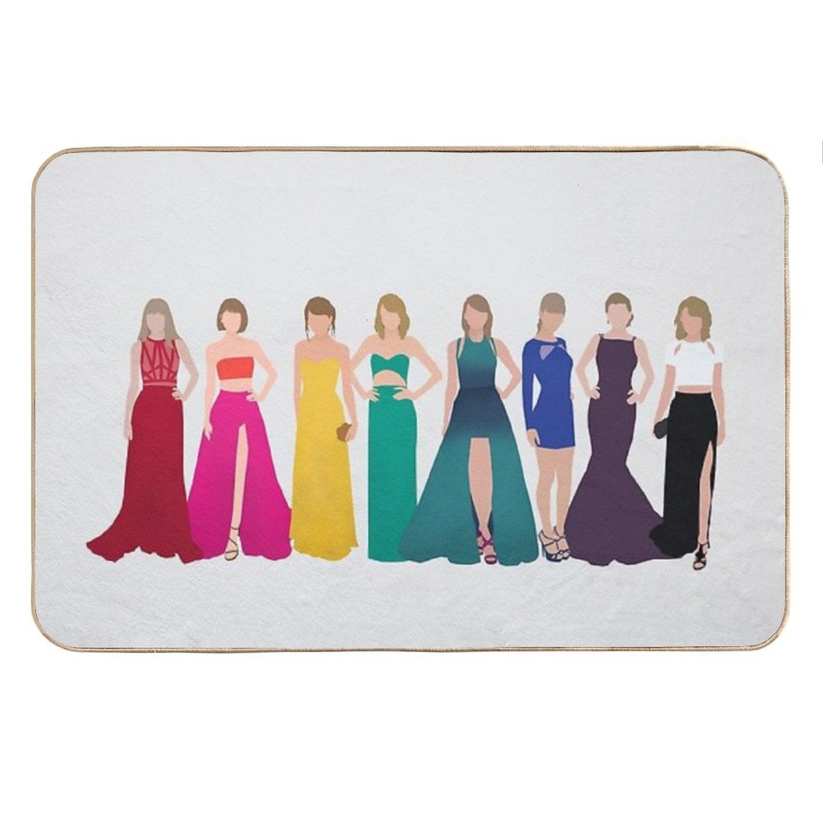Taylor Swift Carpet Looks Bath Mat
