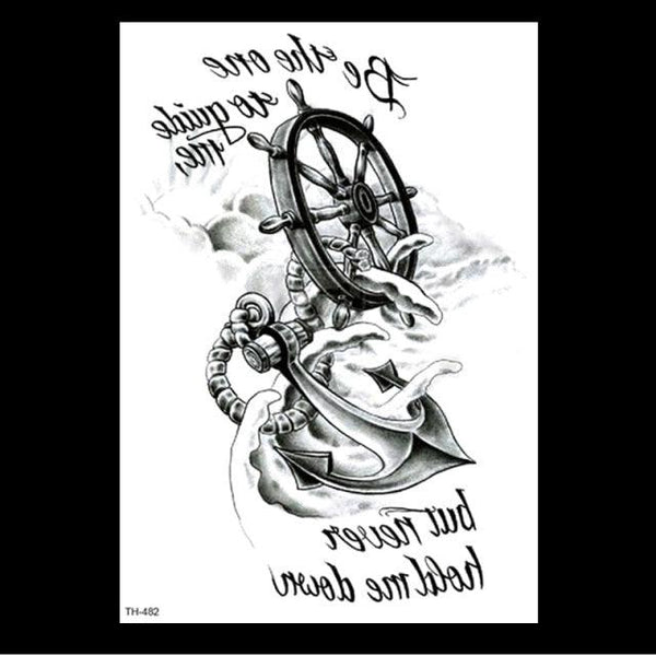 49 Sheets Waterproof Temporary Black Sketches Flowers Tattoo Stickers Flower Rose Tattoos For Women Adults