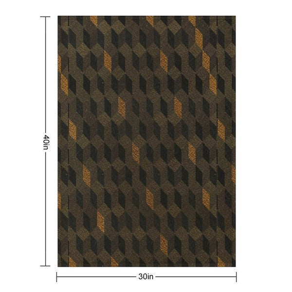 Art with Geometric Figures And Real Paper Texture 4 Gift-ready Throw Blanket