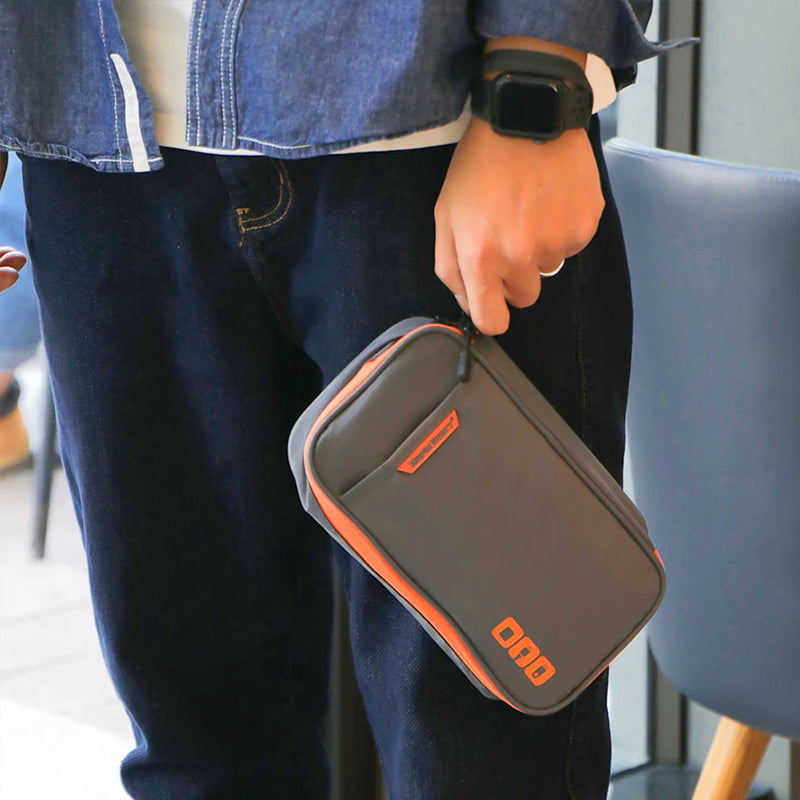 Travel - essential Cable Organizer Bag: A Compact Storage Solution for Charging Cords, Chargers, and Accessories.