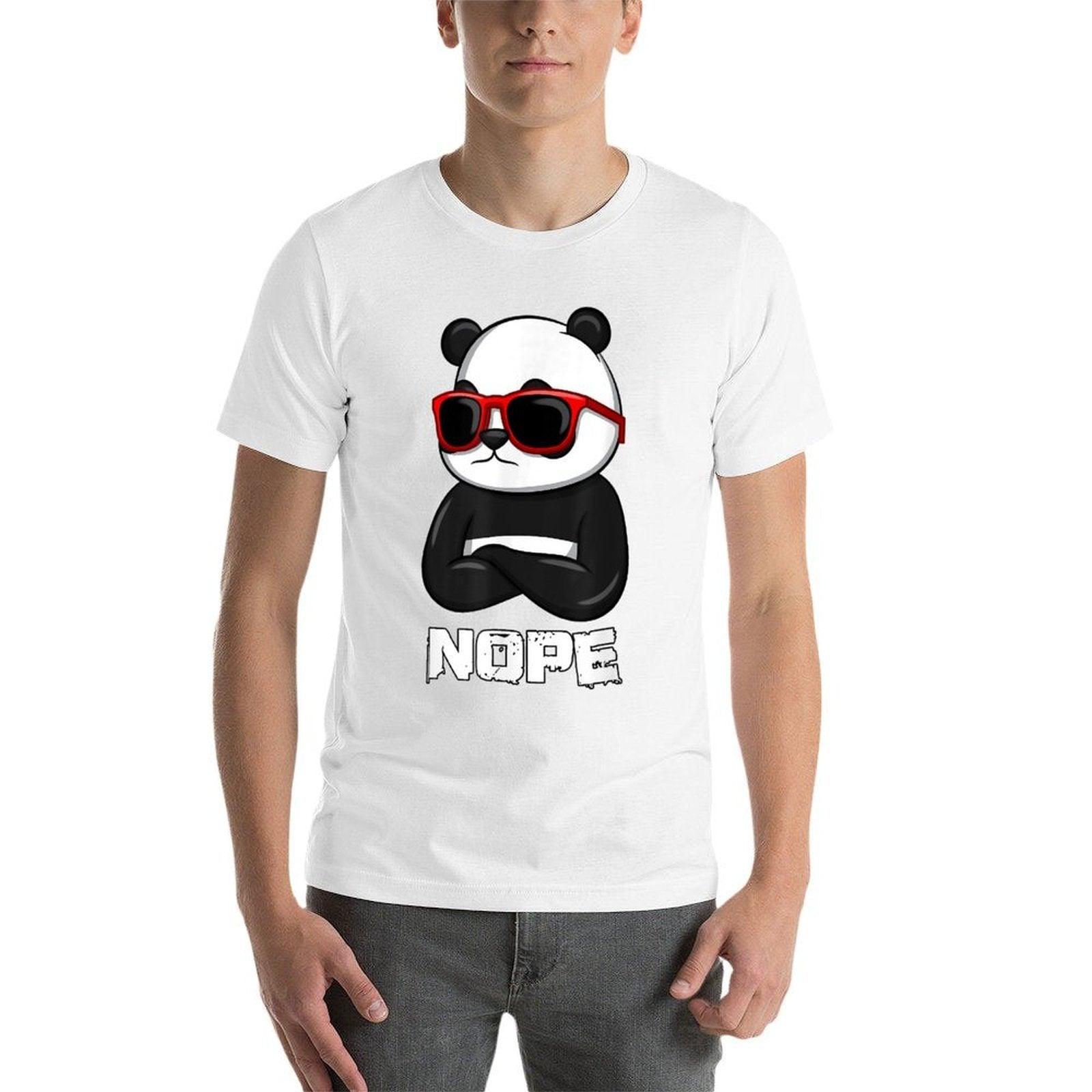Nope Panda  Soft T-Shirt