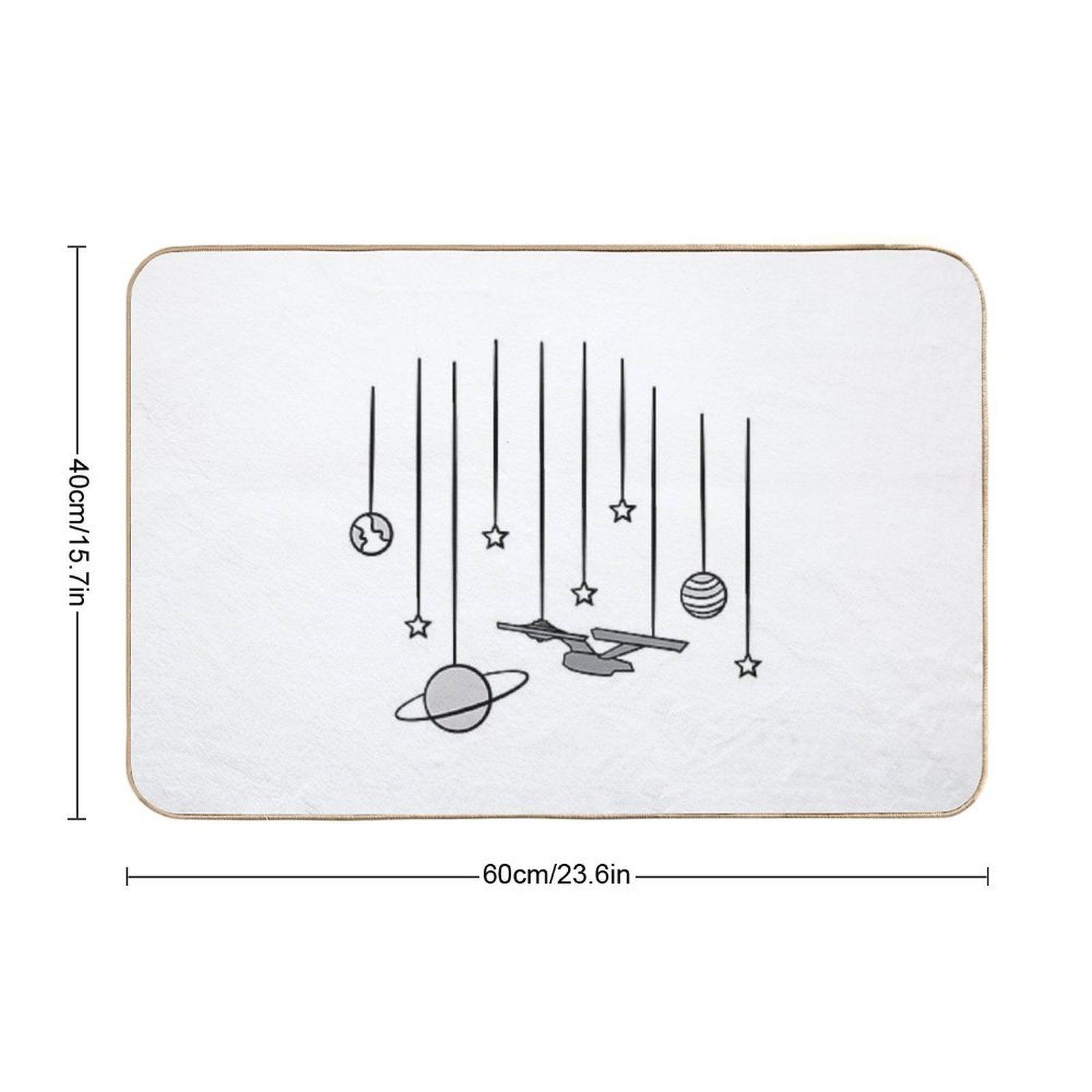 Star Trek USS Enterprise Bath Mat