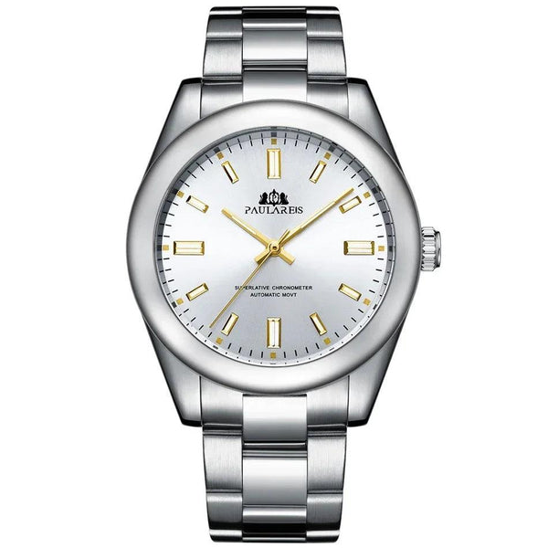 Automatic Watch for Men Mechanical Stainless Steel Luxury Red Yellow Sky Blue Green Colorful Rainbow 41mm Reloj Hombre Baratos