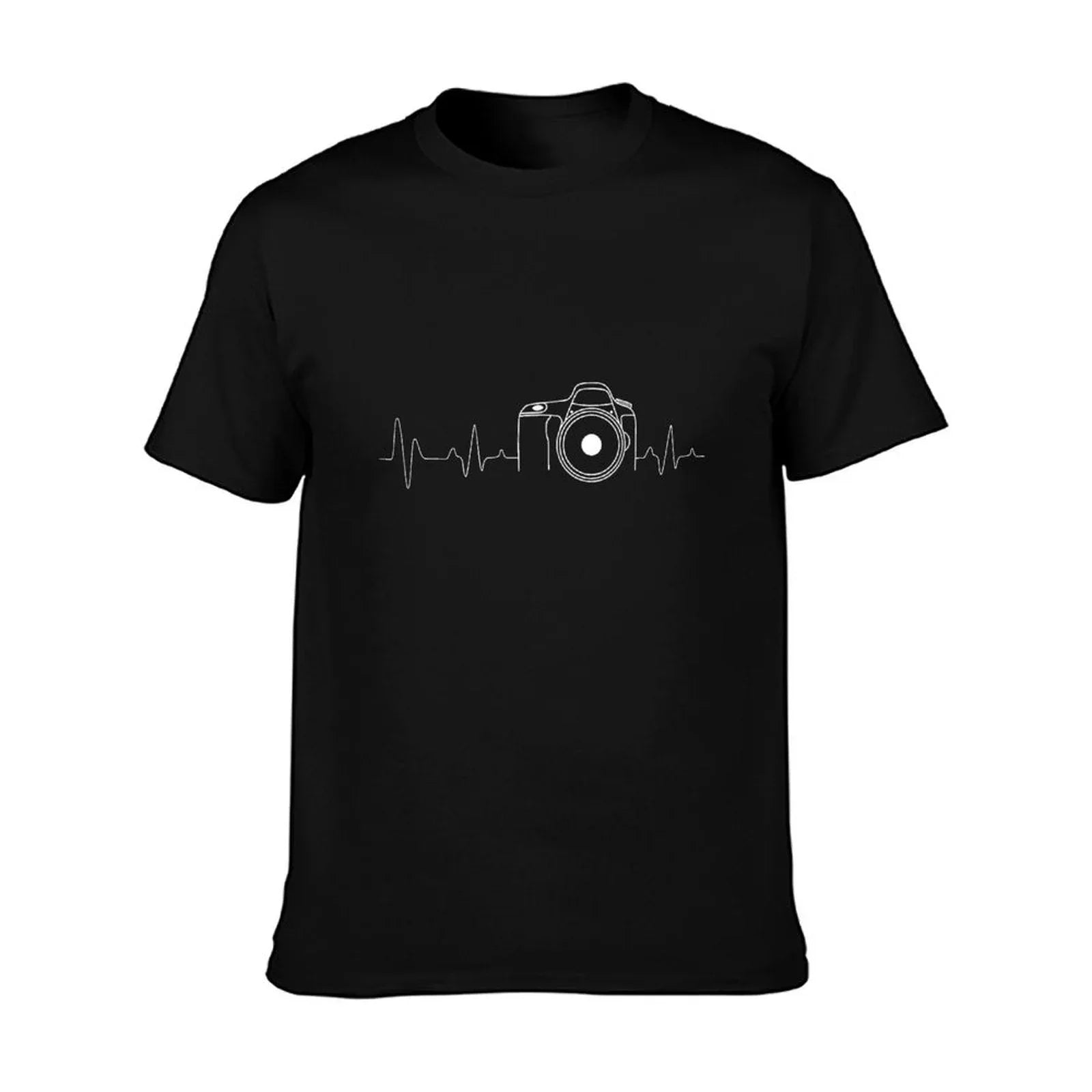 Photographer Gift Idea HeartBeat Photography Camera T-Shirt