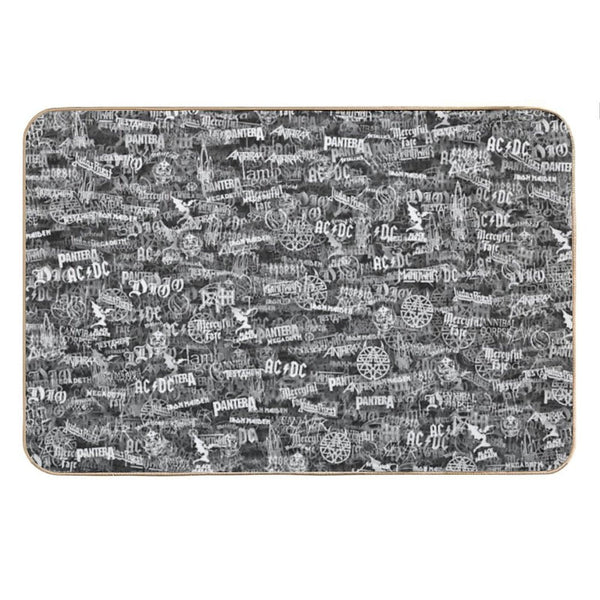 Heavy Metal Bands Bath Mat