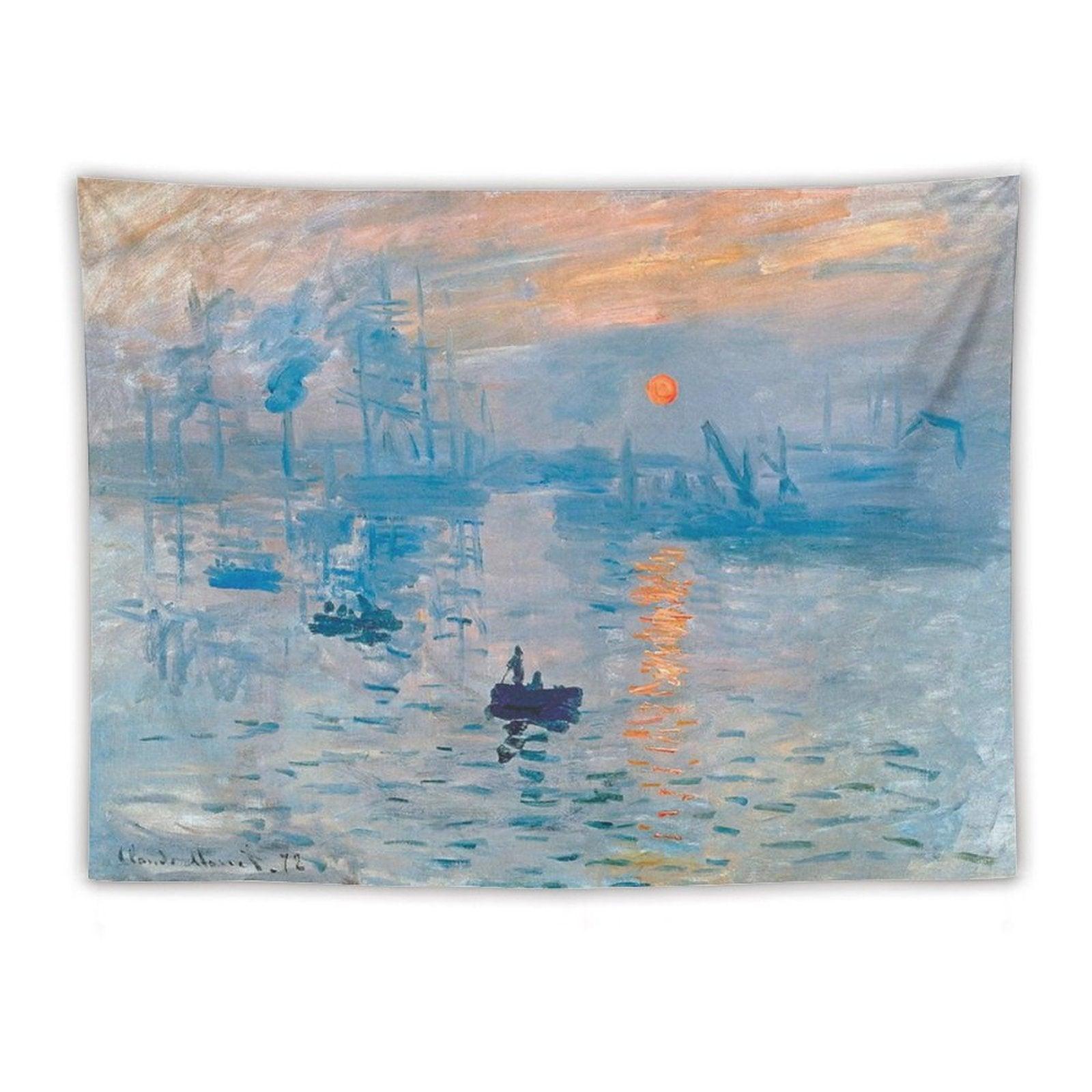 Monet's Sunrise Tapestry