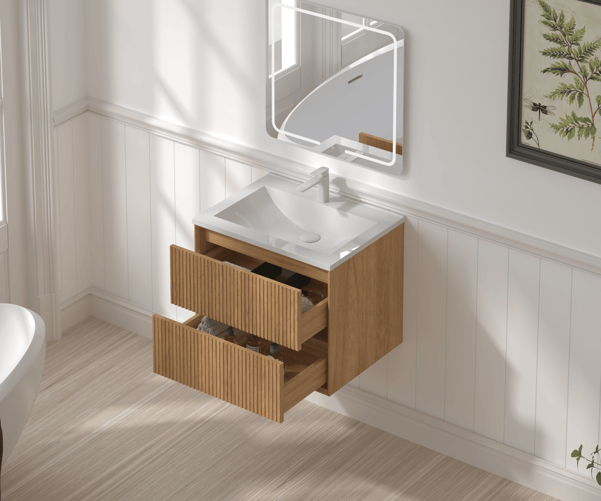 24'' Floating Bathroom Vanity Set