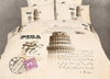 Dolce Mela Duvet Cover Set Novelty Bedding - Pisa