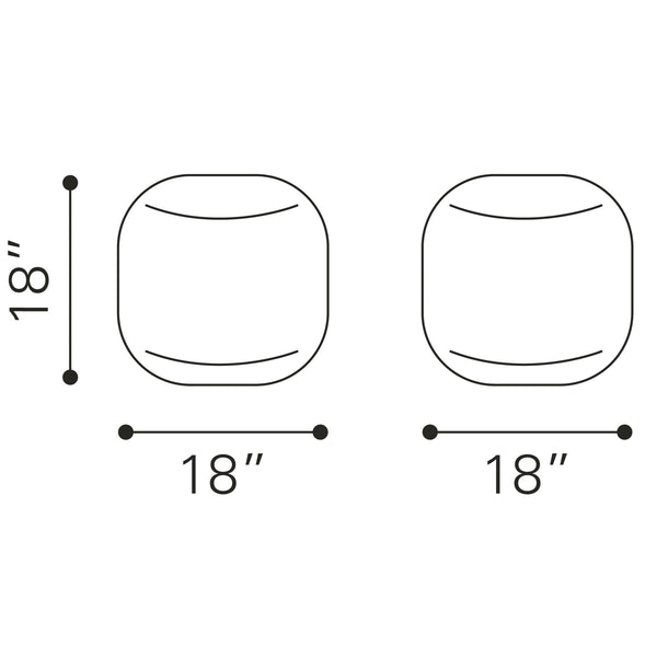 Lillian Ottoman Black