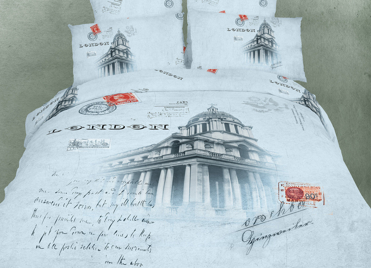 Dolce Mela Duvet Cover Set Novelty Bedding - London