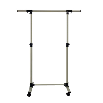 Short hanger, used for hanging heavy-duty rolling hangers with bottom racks and wheels for clothes