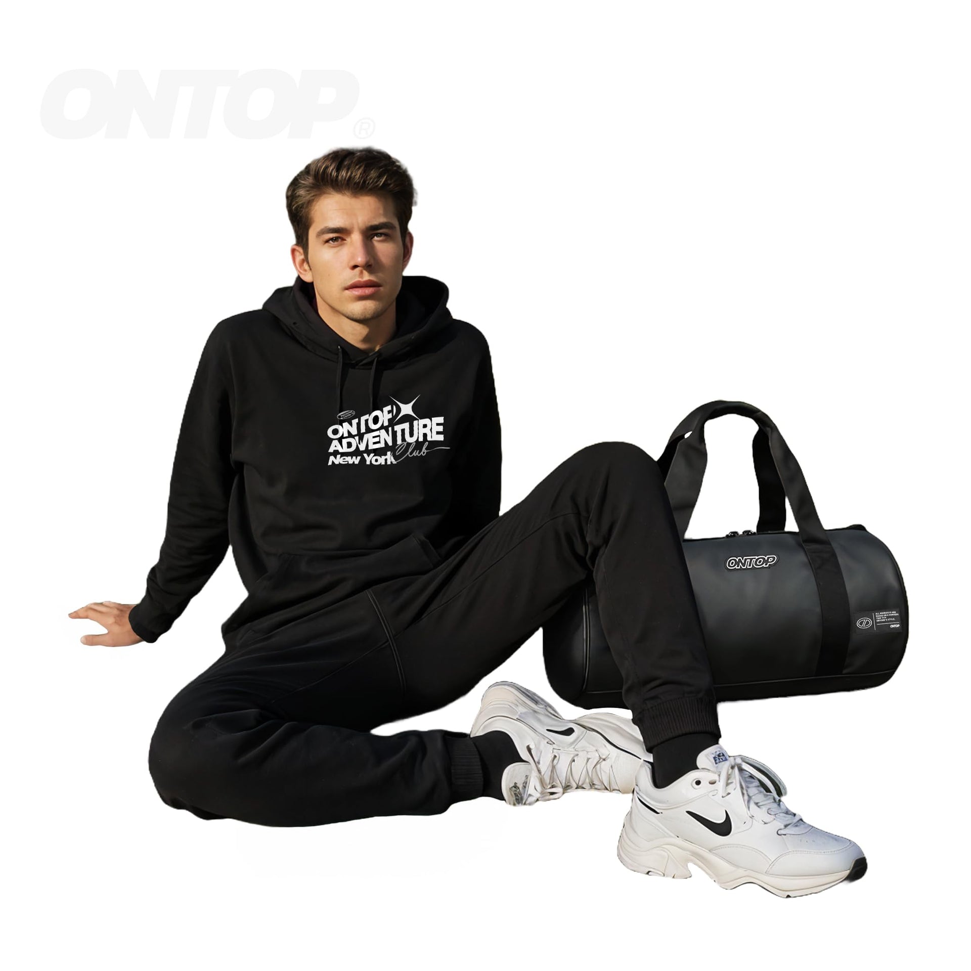 Leather Travel Duffle Bag Weekender