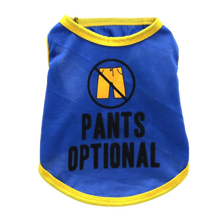 Dog Clothes Summer Clothes Teddy Pet Vest Bears Fadou Small Dogs Puppies Cats Thin Light and Breathable