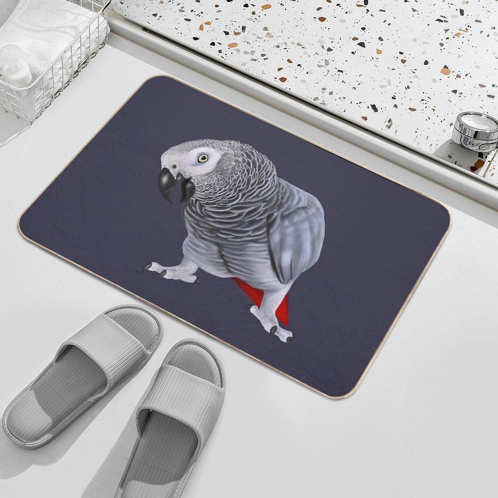 African Grey Parrot Bath Mat