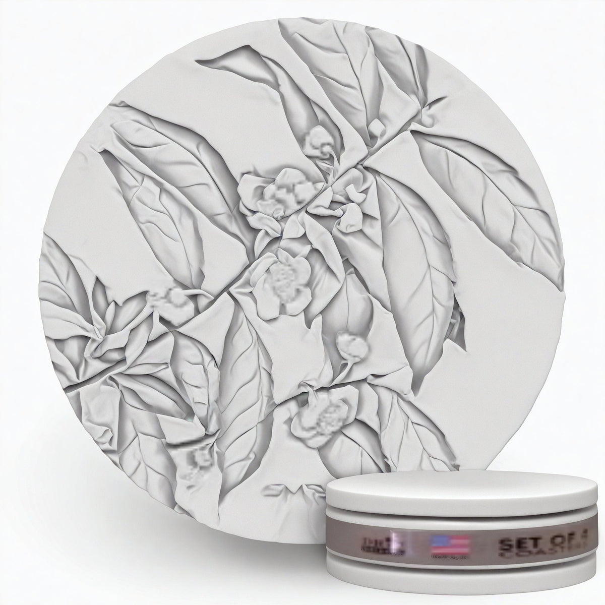 Tea Flowers Drink Coasters