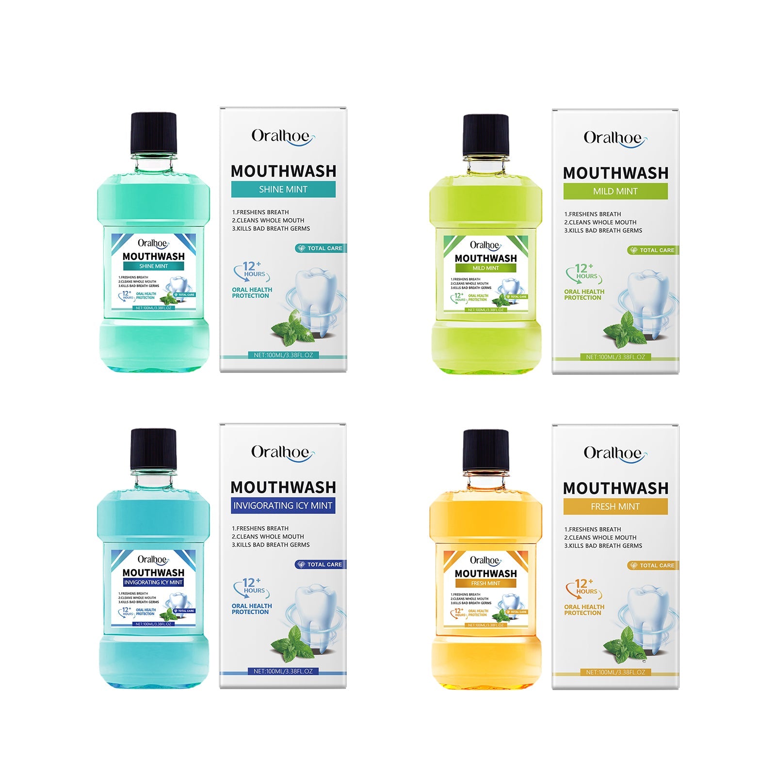 Breath Freshening Mouthwash Fresh Breath Daily Care Teeth Cleaning Odor Mouthwash