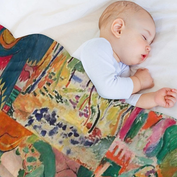 Matisse Collage Multi-functional Throw Blanket