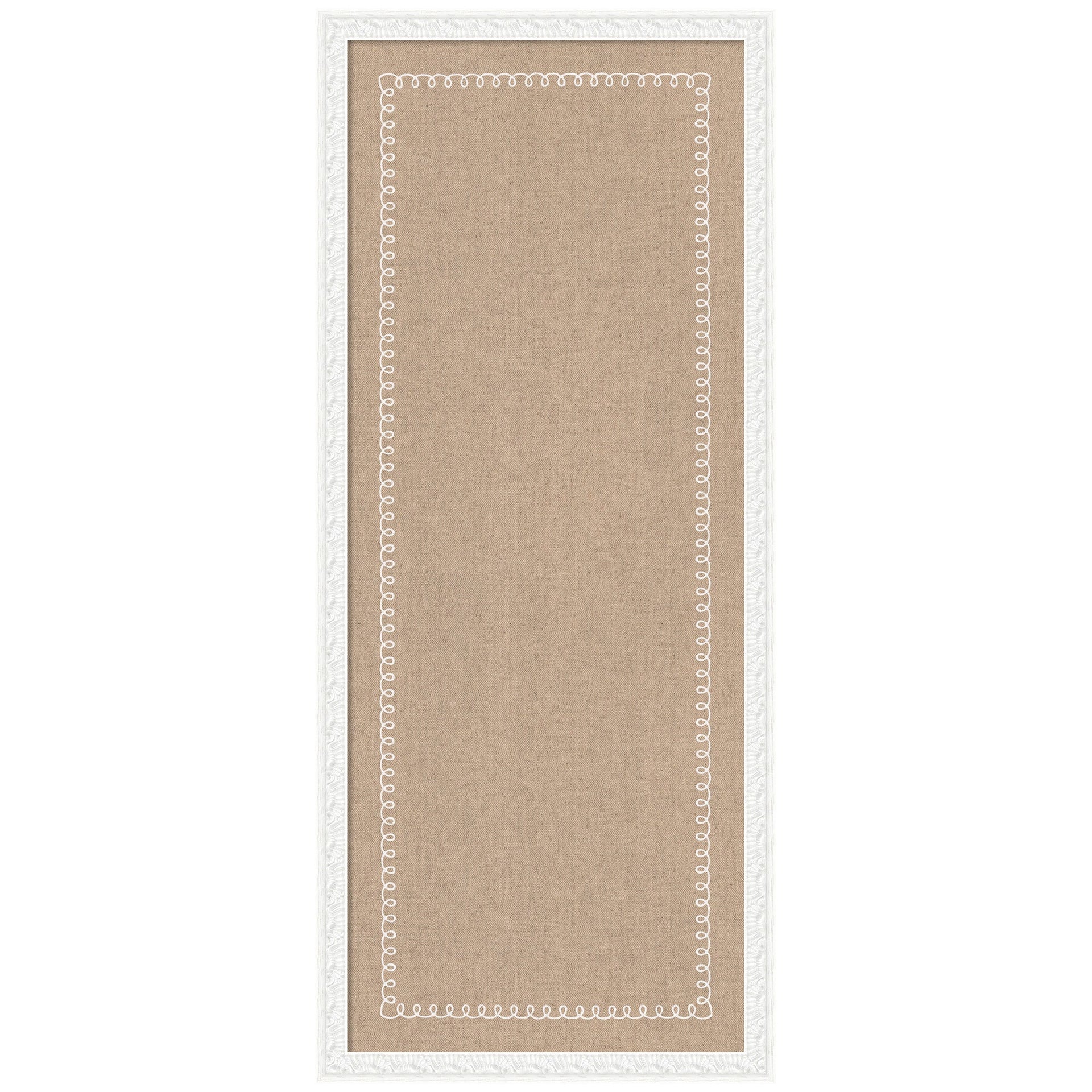 Pinboard White Scalloped Edge