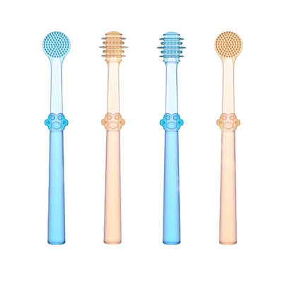 Baby Toothbrush Tongue Coating Baby Teeth Deciduous Teeth Silicone Newborn Early Brush