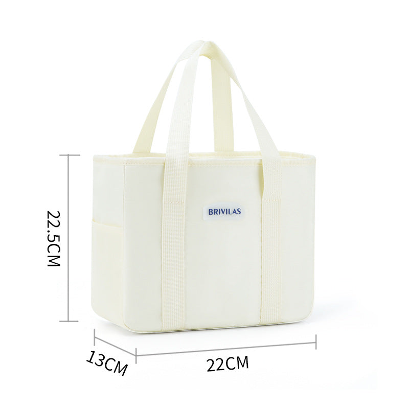 Simple style fresh ice pack commuter insulation lunch box bag lunch lunch bag