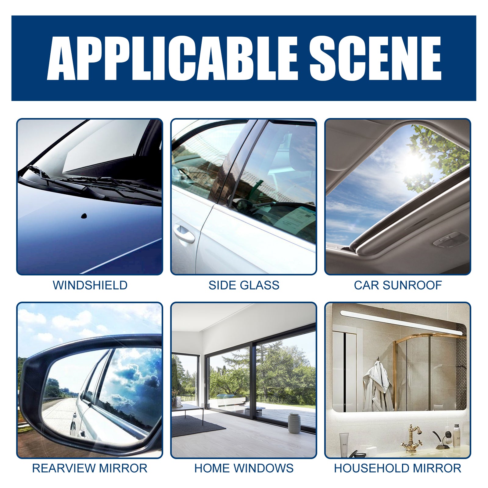 Glass Hard Spot Remover Car Glass, Glass Cleaning Decontamination Scratch Repair Polishing Cream