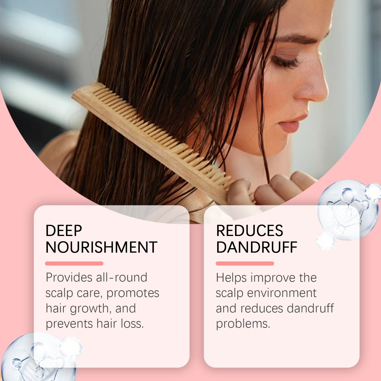 Repair Shampoo Nourishes Scalp, Hydrates Hair, Strengthens Hair, Fluffs And Refreshes Hair