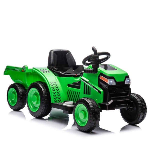 12V children ride the electric tractor 