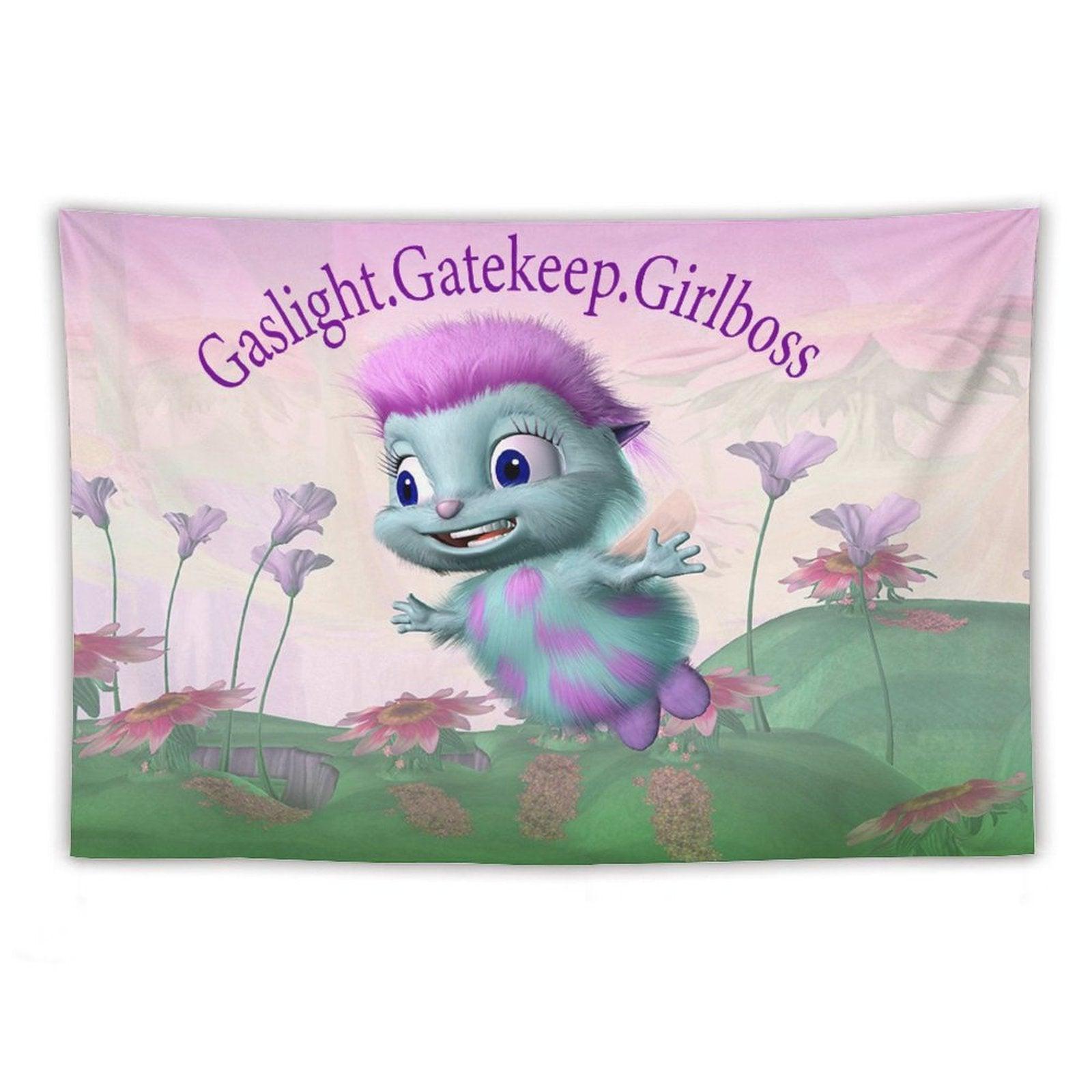 Gaslight Gatekeep Girlboss Bibble Tapestry