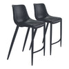 Magnus Barstool (Set of 2) Black