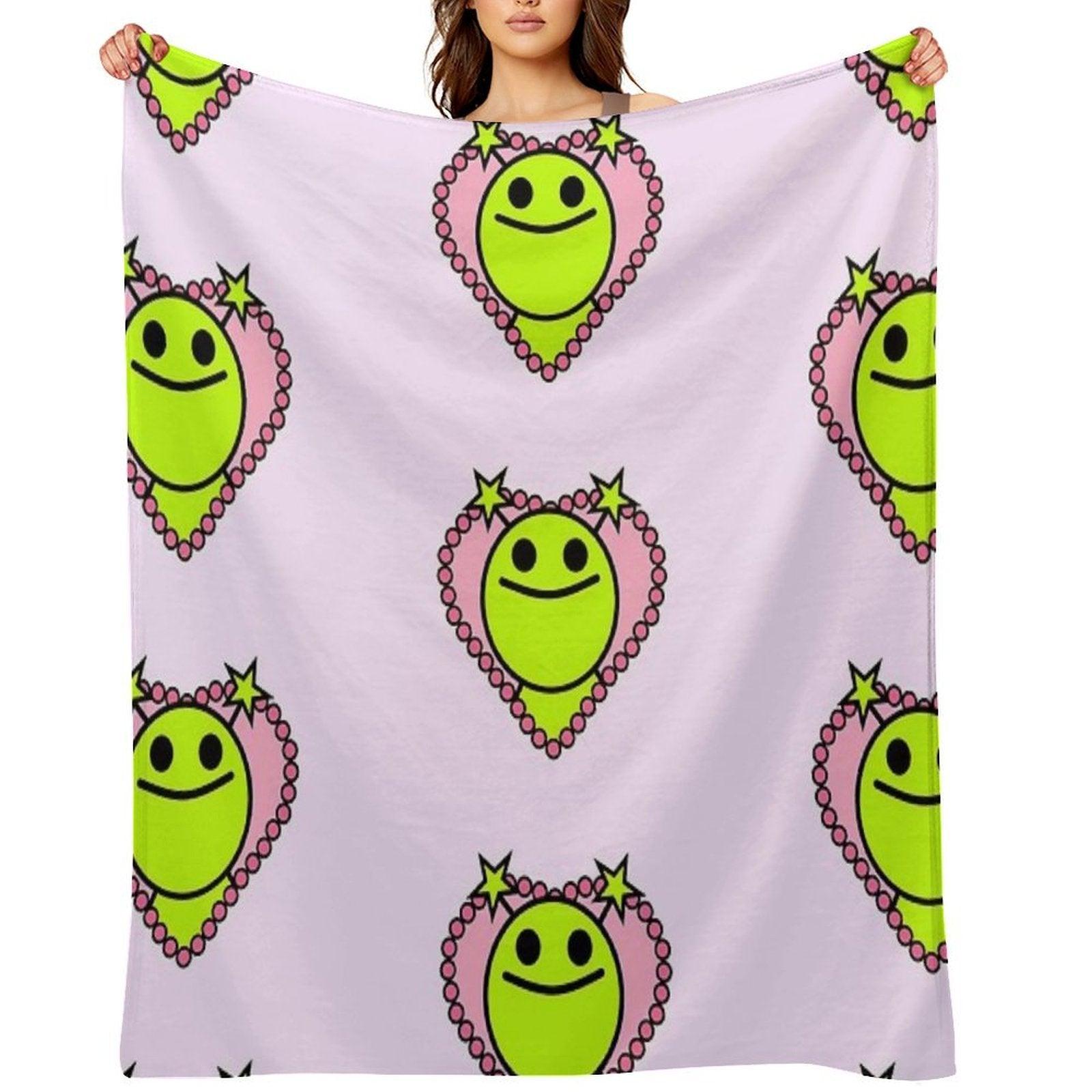 Dottie Green Alien Throw Blanket