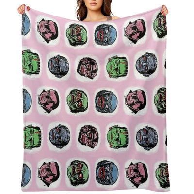 Famous Monsters Blanket Gift-ready Throw Blanket