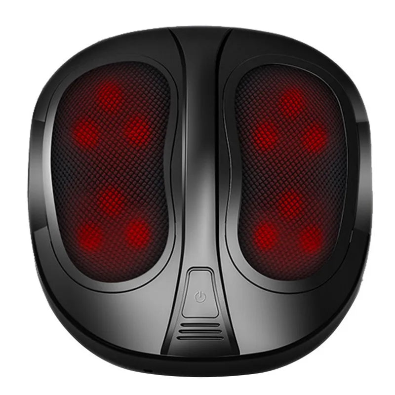 Electric Heat Electric Deep Foot Massager With Heat Pain Relief Foot Circulation Stimulator Massage Machine