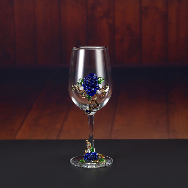 Household enamel crystal glass red wine glass goblet decanter