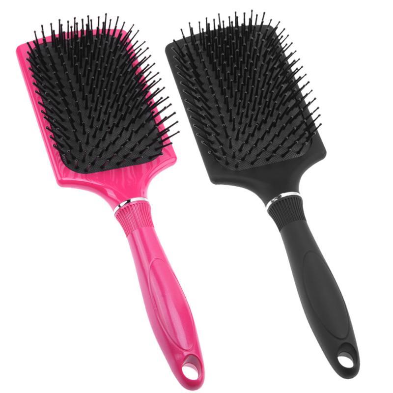 Hair Massage Comb Hairbrush Bristle&Nylon Women Wet Curly Hair Brush for Salon Hairdressing Styling Tools
