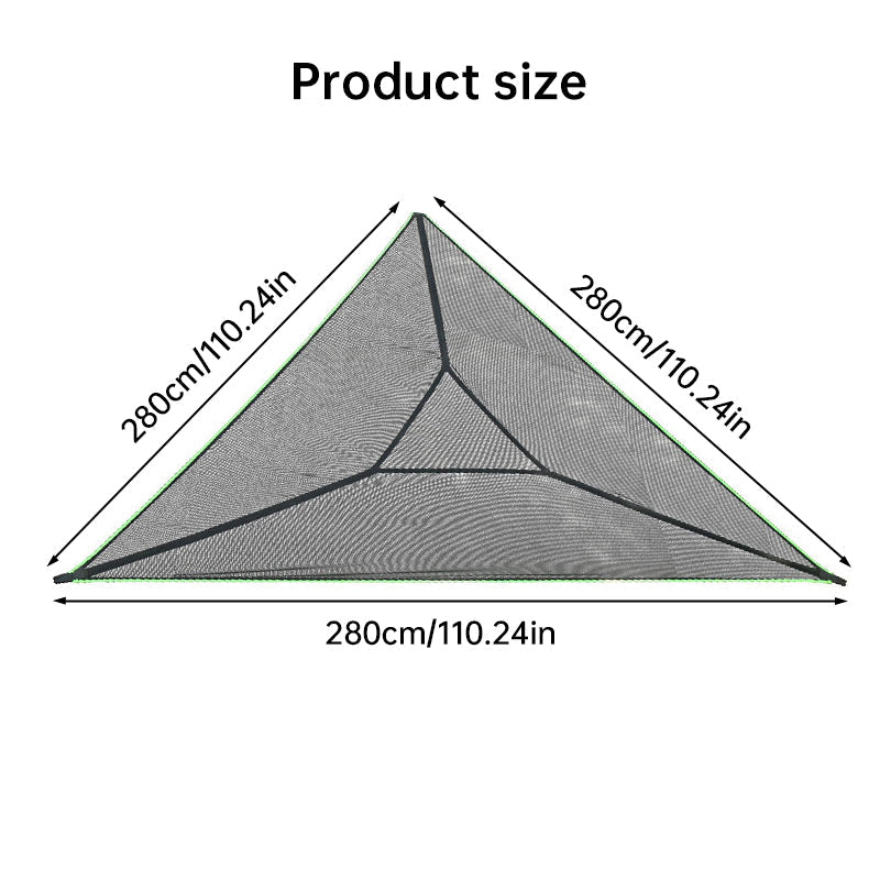 2025 Portable triangular camping hammock with air polymer, multi-scene travel use.