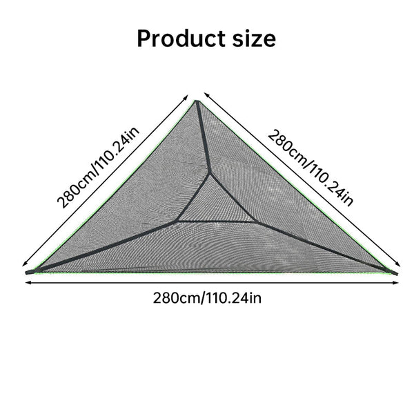 2025 Portable triangular camping hammock with air polymer, multi-scene travel use.