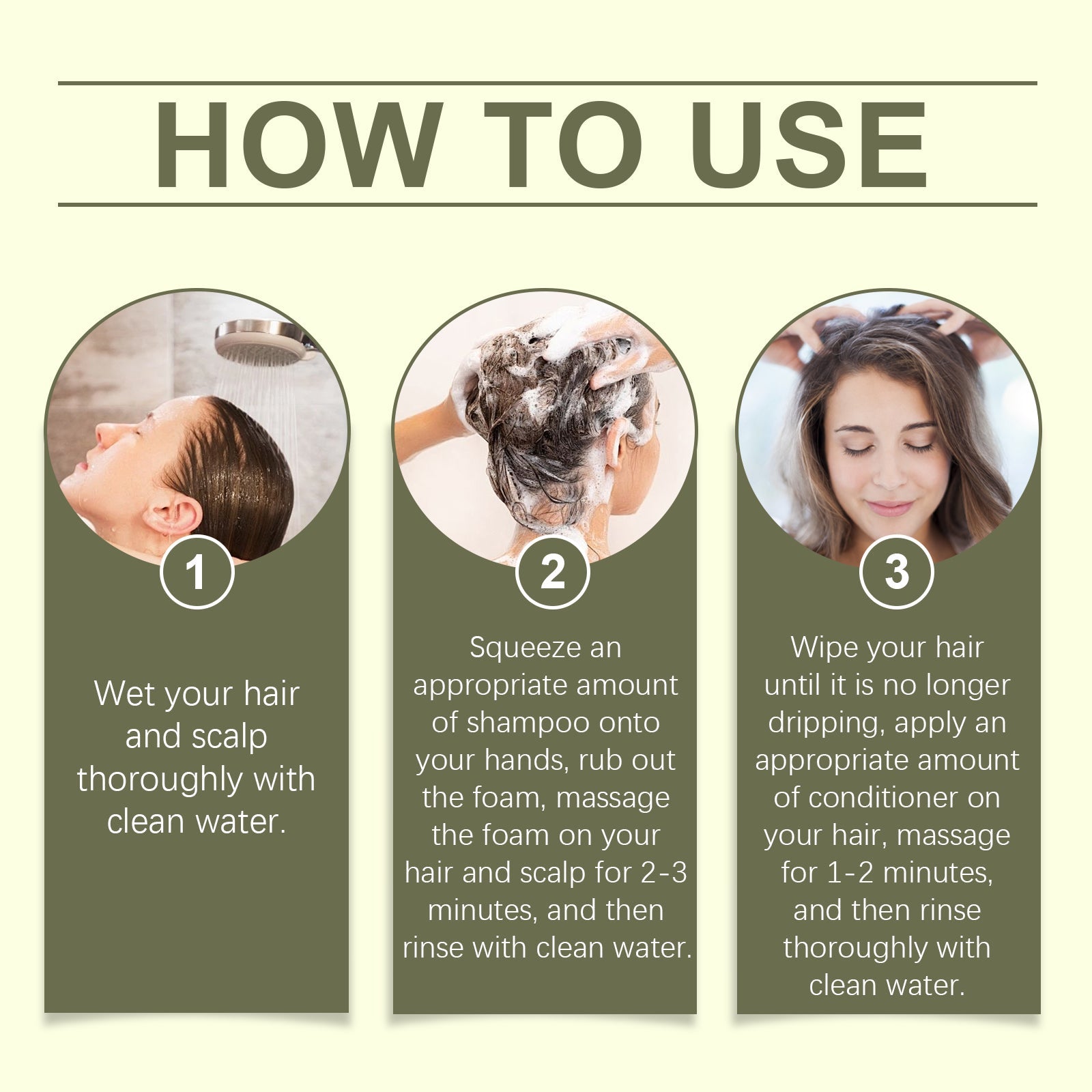 Rosemary Shampoo Set Anti-Dandruff Oil Control Shampoo Retain Fragrance Moisturizing Conditioner Refreshing Hair