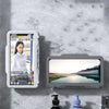 360 Degree Rotating Mobile Phone Holder Phone Stand Shower Phone Holder with Hook Waterproof Custom - white