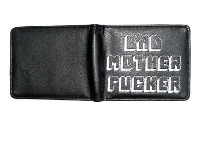 Pulp Fiction Jules Wallet with zipper Coin Pocket Bad Mother Letters Boys Wallet Card Holder Vintage Gift Purse