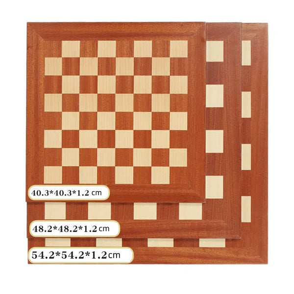 International Chess Heavy Woodgrain Chess Wooden Chess Board Western Chess Adult Luxury Set Chess V.I.P Digital Presence