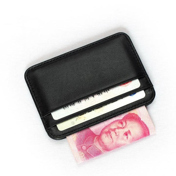 Sheepskin Genuine Leather Card Holder Credit Card Holder Card Case Organizer Mini Men Wallets