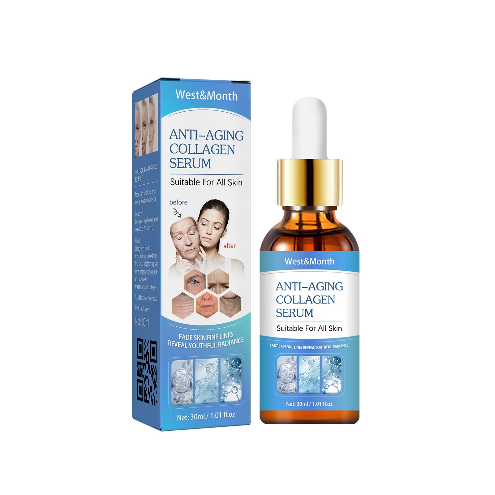 Collagen Facial Essence Reduces Fine Lines, Tightens Skin And Improves Dull Skin