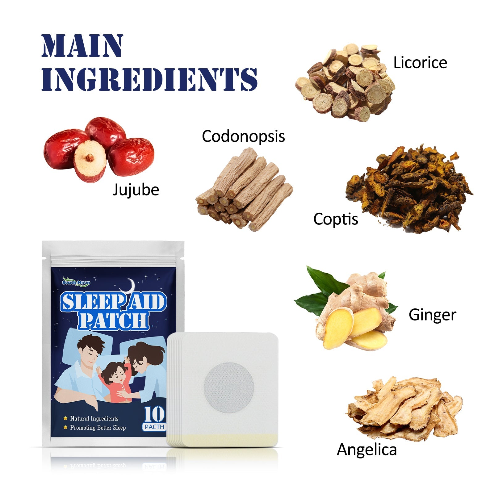 Sleep Aid Patch, Body Relief Staying Up Late To Improve Sleep Decompression Acupoint Health Care Patch