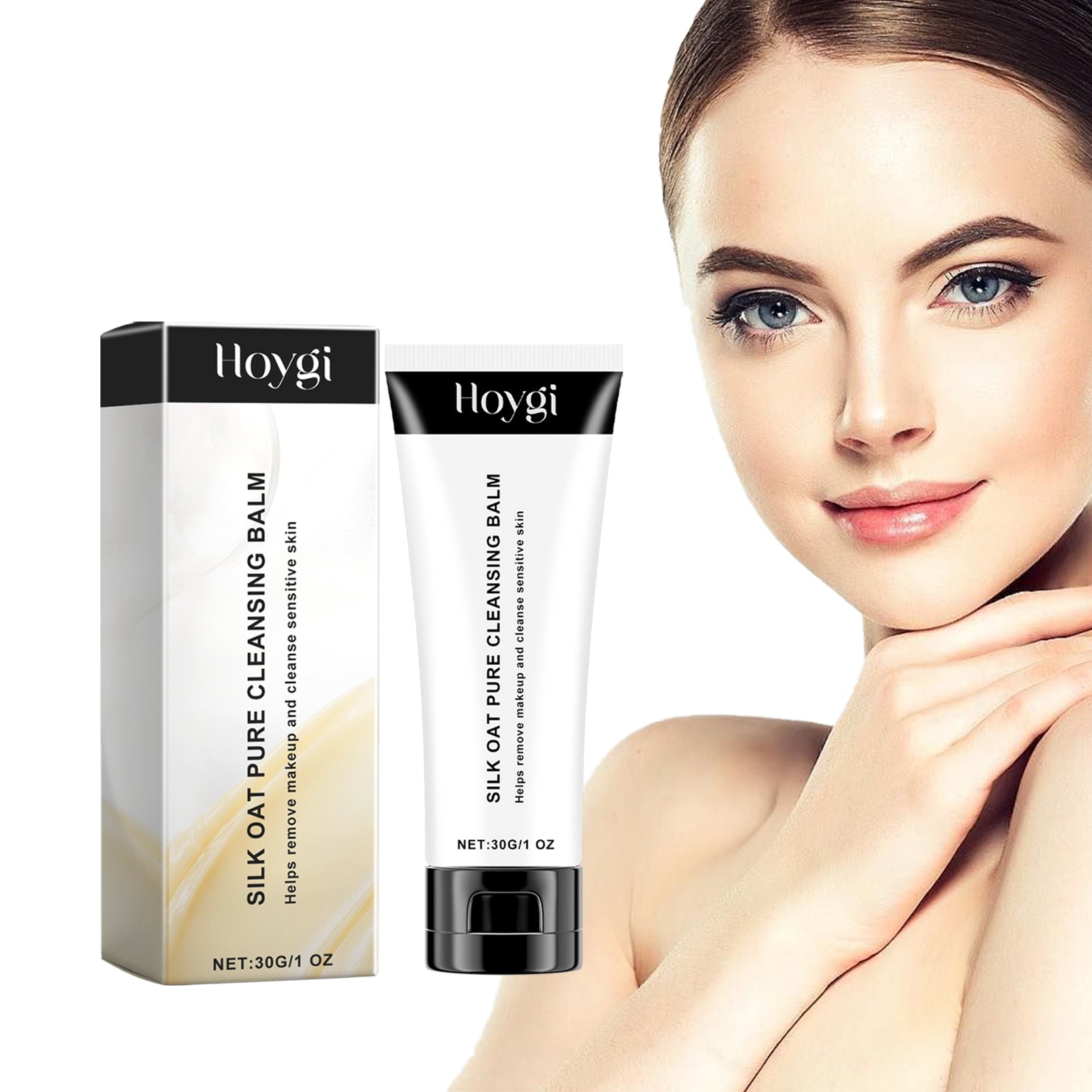 Oatmeal Cleanser, Gently Cleans Pores And Moisturizes Facial Skin With A Moisturizing And Refreshing Oil Control Cleanser